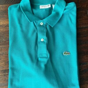 Lacoste Teal Polo Shirt 8